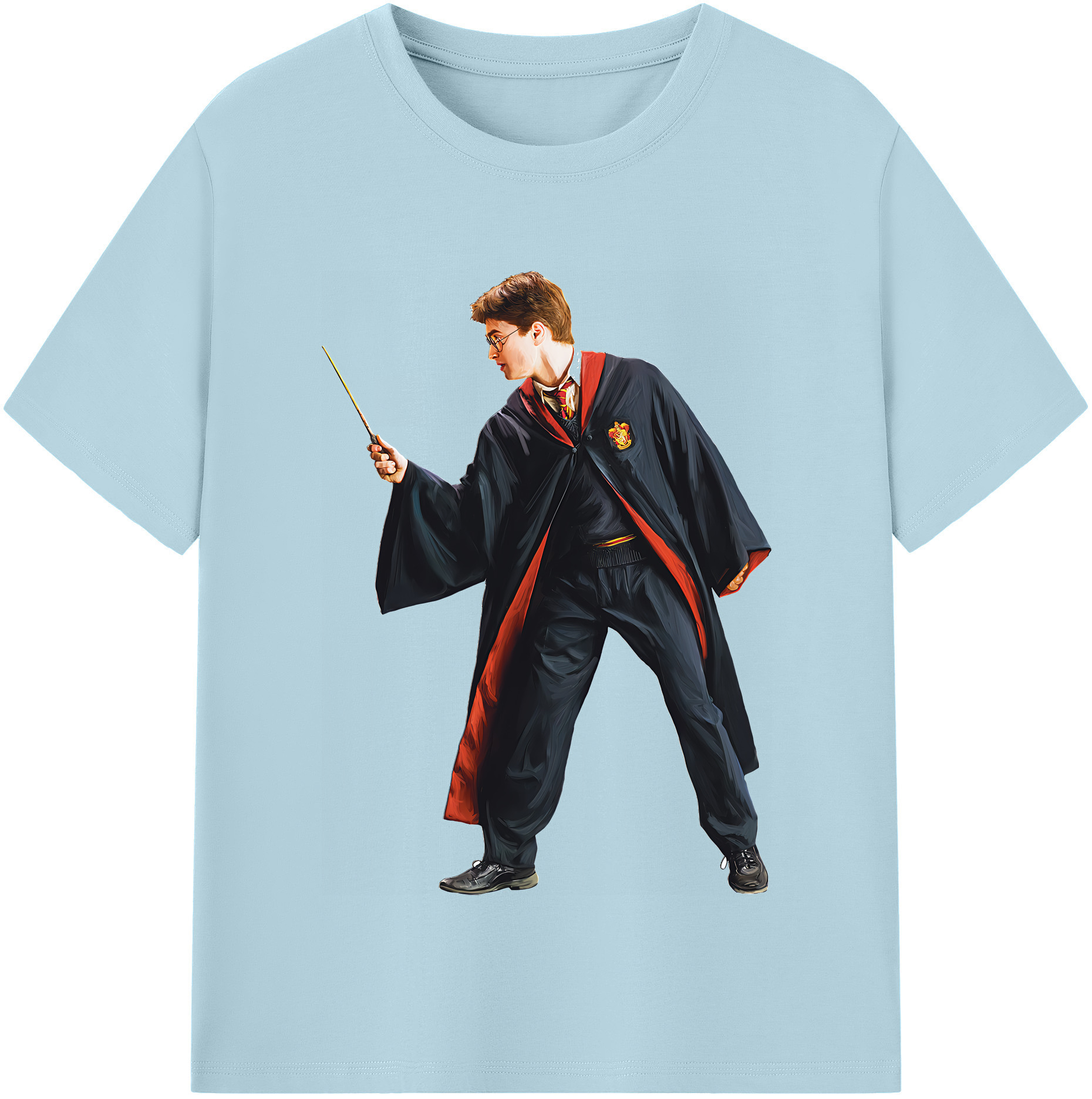 （画像用） Harry Potter ハリー・ポッターシリーズ 綿100％半袖Tシャツ（フロントプリント）